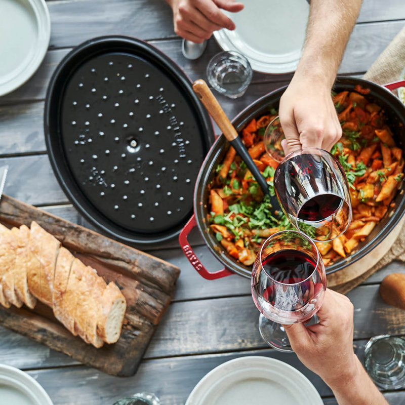 Staub Cast Iron Oval Cocotte & Reviews | Wayfair